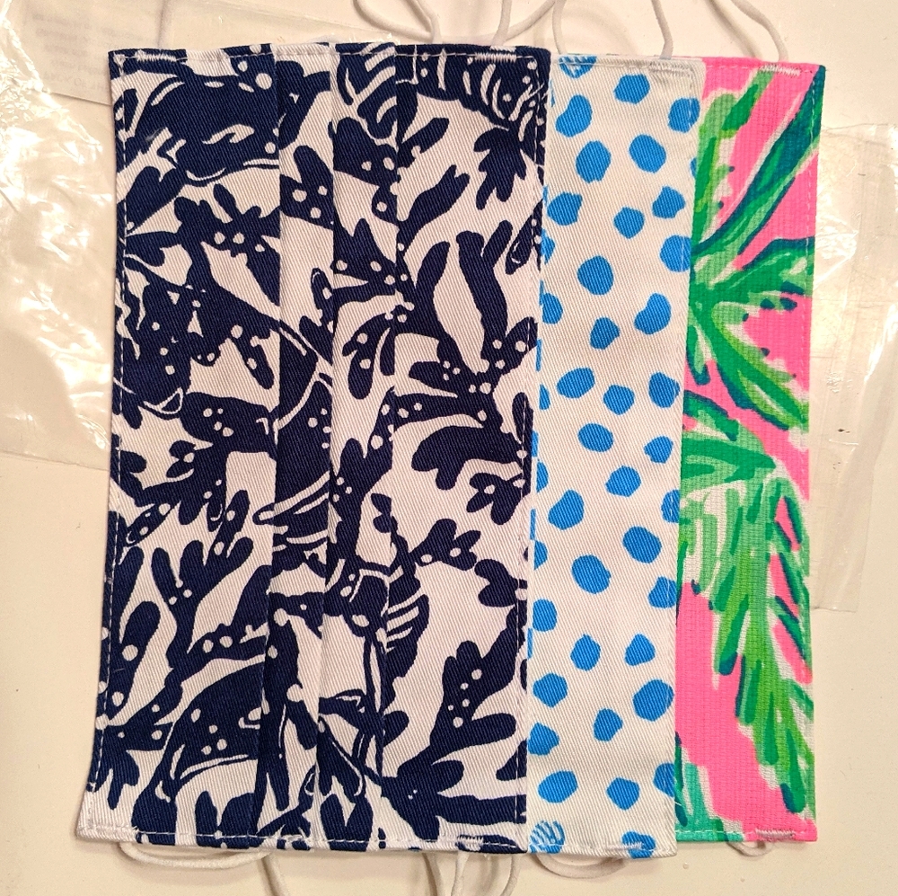 Lilly Pulitzer face masks set of 3